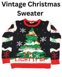 Vintage Christmas Sweater (1157)