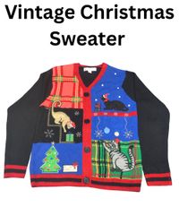 Vintage Christmas Sweater (1158)