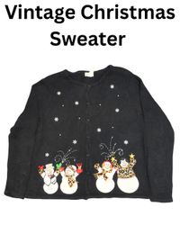 Vintage Christmas Sweater (1159)