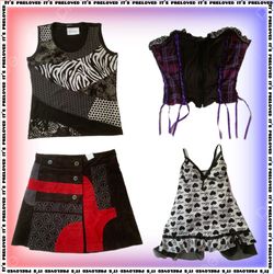 Cyber Grunge Bundle - tops, dresses, skirts (SS-22..