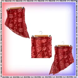 Upcycled Mesh Printed A Symmetrical Tube Top