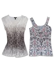 (FV-1128) Soft Girl Y2K Floral & Sheer Tops Bundle..