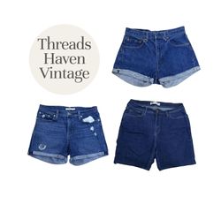 TH#014 Original Levi’s Denim Shorts – Premium Qual..