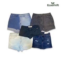 Mixed Brands Denim Shorts 15 pcs- Hollister, Aberc..