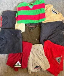 Tommy Hilfiger round and V neck sweaters