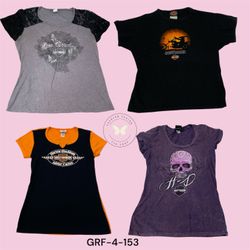Harley Davidson Women’s Vintage Graphic Tee – Retr..