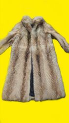 Real fur coat