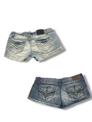 (FV-1152) Y2K low Rise Denim Sexy shorts