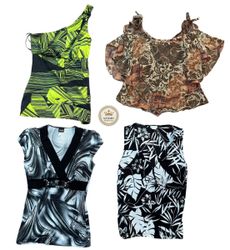 Y2K Tropical Tops 15 pcs At 762