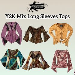 Y2K Mix Long Sleeves Tops