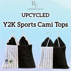 Upcycled Branded Jerseys Cami Tops
