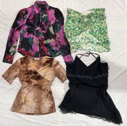 Y2k Vintage-Blusen (095)