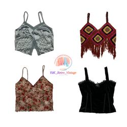 Y2K Cami Tops ( 034 )