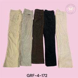Y2K Low Rise Corduroy Pants – Vintage Fit Streetwe..