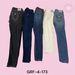 True Religion Straight Fit Jeans – Classic Blue Wa..