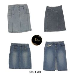 Retro Denim Midi Skirt – Y2K Inspired Fashion Piec..