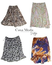 150426-1 Printed maxi skirt 14pcs