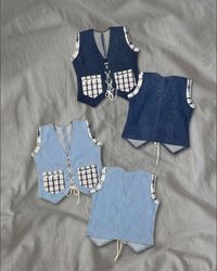 Upcycled Denim Patchwork Vest