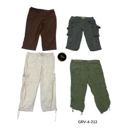 Y2K Style Cargo Capri Pants – Streetwear Utility F..