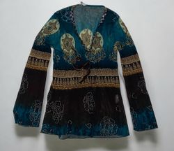 Y2k long sleeve blouse.