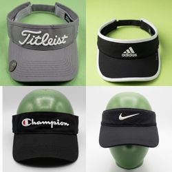 Mixed Brand Visors / Half Caps – Titleist, Adidas,..