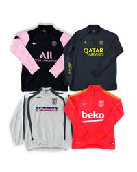 Vestes de piste à fermeture éclair quart de footba..