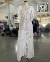 Upcycled Lace Maxi Dress