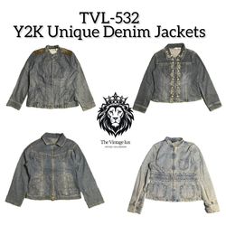 Y2K Unique Denim Jacket (TVL-532)