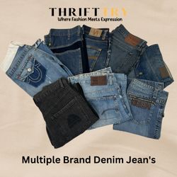 Multiple branded denim Jeans