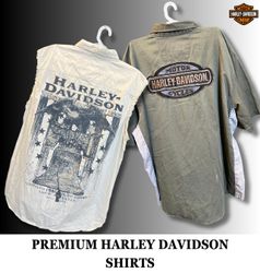 Premium Harley Davidson Button up shirts