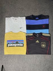 Vintage Branded Crew Neck T_Shirts 80s 90s 26 pcs