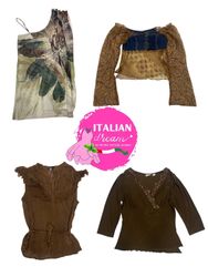 Y2k boho vibe grunge mixed tops