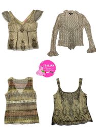 Y2K grunge core mixed tops