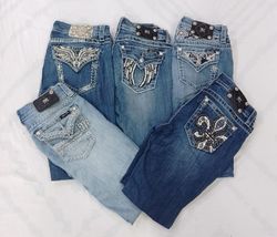 CR7589 Vintage Miss Me Flare Jeans