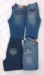 CR7591 Y2K Flare & Straight Jeans