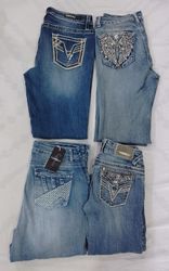 CR7592 Y2K Flare Jeans