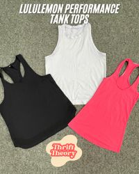 Lululemon Performance Tank Tops - (17/04)