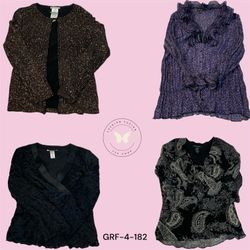 Women’s Y2K Graphic Print Poly Blouse – Slim Fit C..