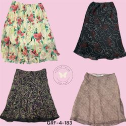 Y2K Printed Poly Skirt – Retro Low Rise Mini with ..