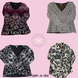 Y2K Retro Printed Poly Blouse – Vintage Aesthetic ..