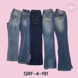 Y2K Wide Leg Denim Jeans – Retro 2000s Loose Fit P..