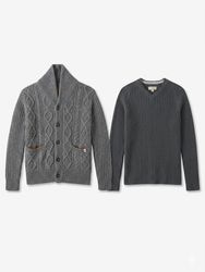 (FV-1185) Gray  Winter Collection Knitwear -Sweate..