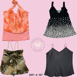 Débardeur court à bretelles spaghetti Vintage Y2K ..