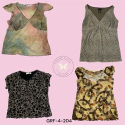 Minimal Y2K Brown Blouse – Lightweight Polyester T..