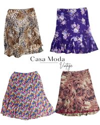 170426-4 Women printed Midi Skirts 14pcs