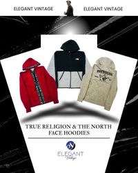 True Religion & The North Face Hoodies - EVM0800