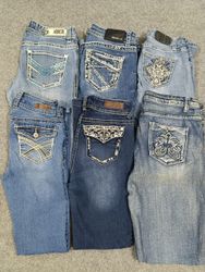 Jeans évasés vintage authentiques