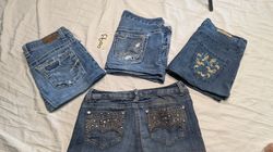 Y2K embroidered skirts