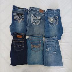 CR7630 Y2K Flare Jeans