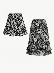 (FV-1186) Retro High Contrast Black & White Graphi..